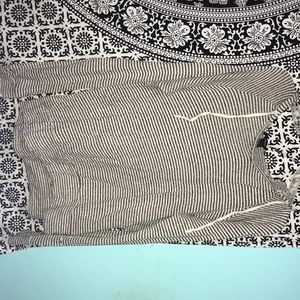 striped hoodie. BARELY WORN.